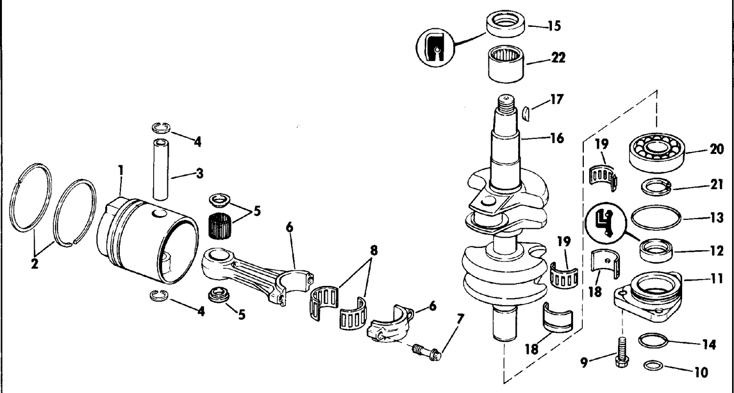 CRANKSHAFT & PISTON