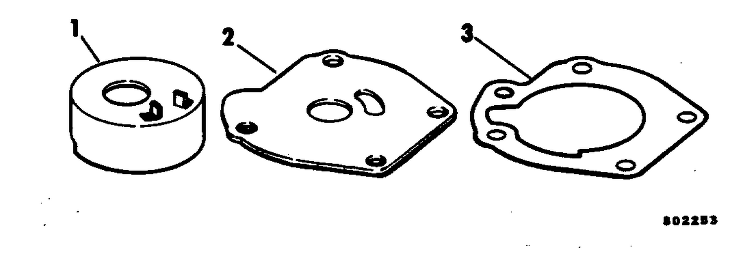 CHROME PUMP KITS SAIL DRIVE