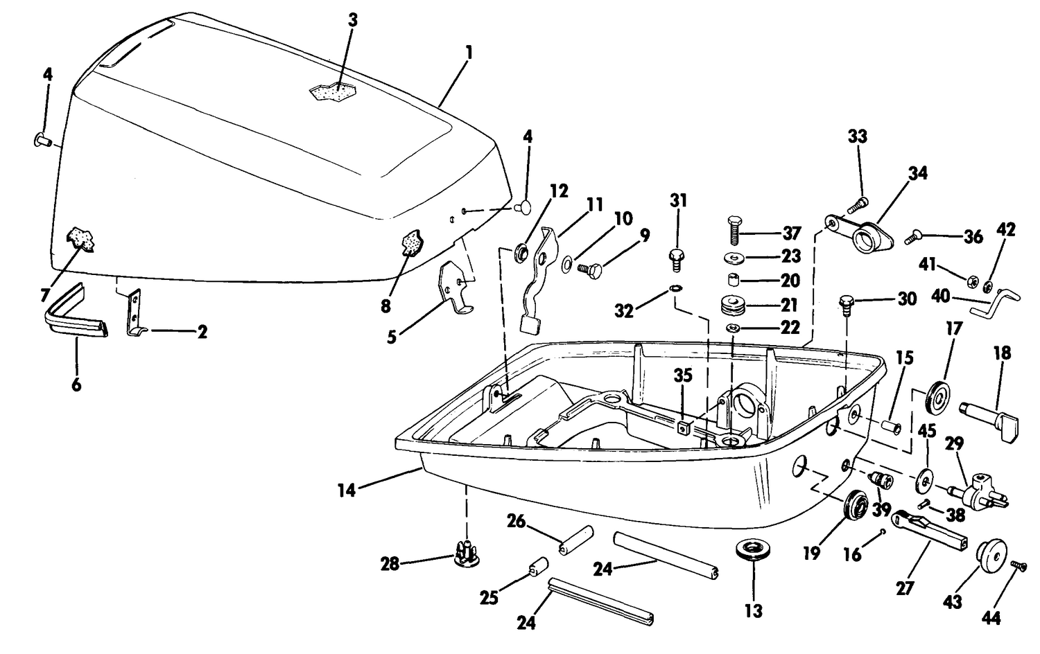 ENGINE COVER - JOHNSON