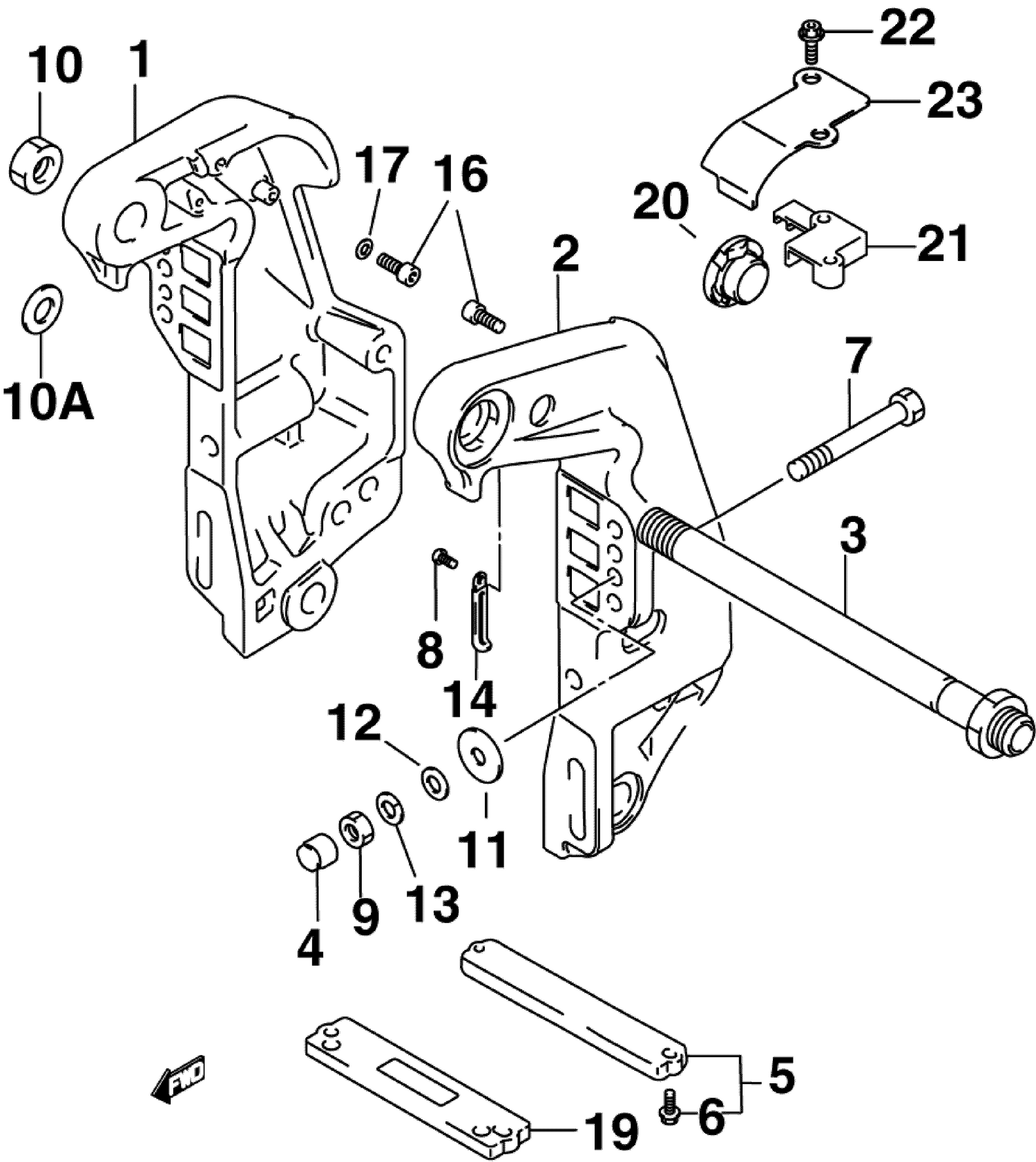 STERN BRACKET