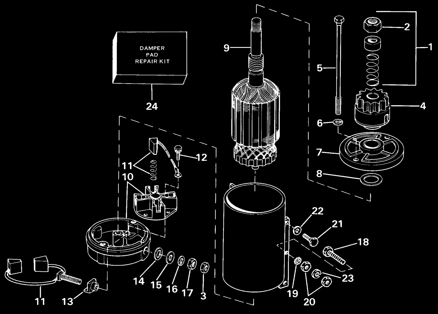 ELECTRIC STARTER AMERICAN BOSCH SM47309