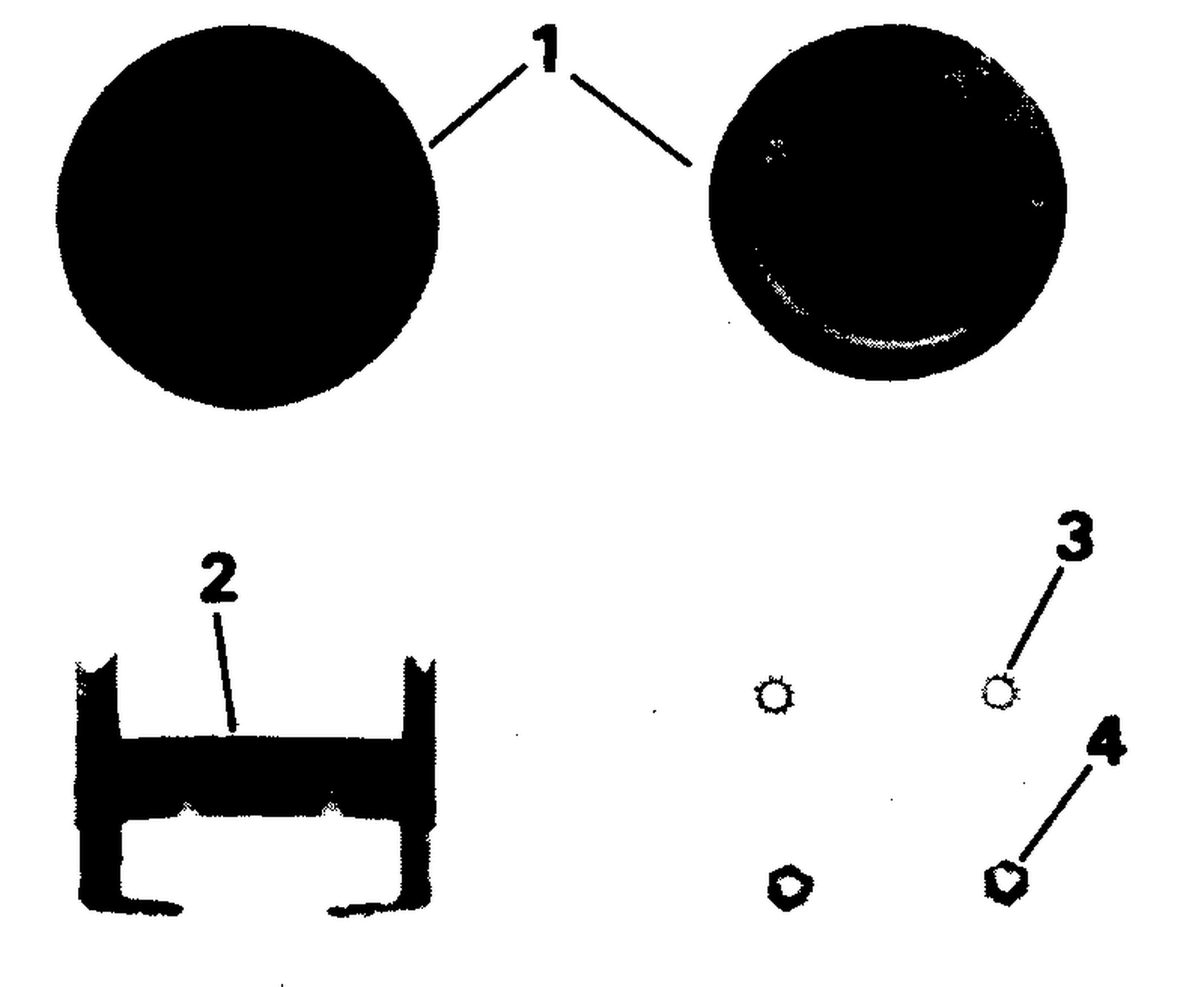 BEZEL ASSEMBLY-HOLE PLUG-2 IN. GAUGE
