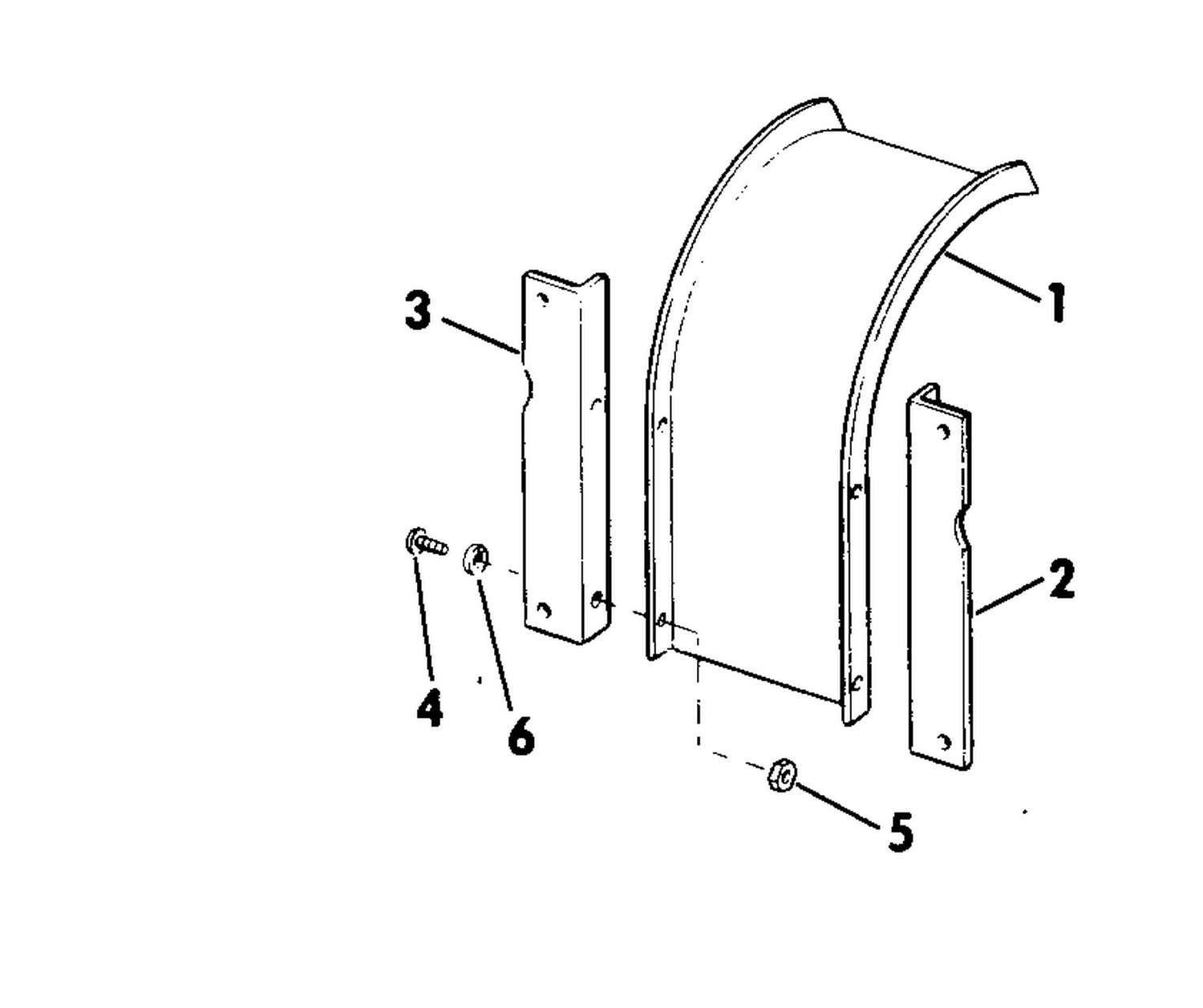 TOTE BRACKET ASSEMBLY 2 HP