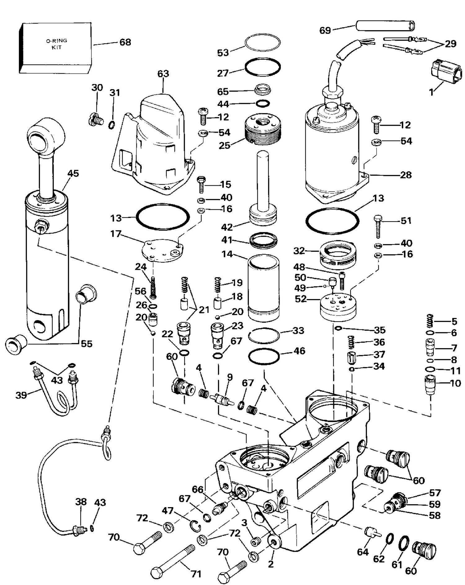 POWER TRIM/TILT HYDRAULIC ASSEMBLY