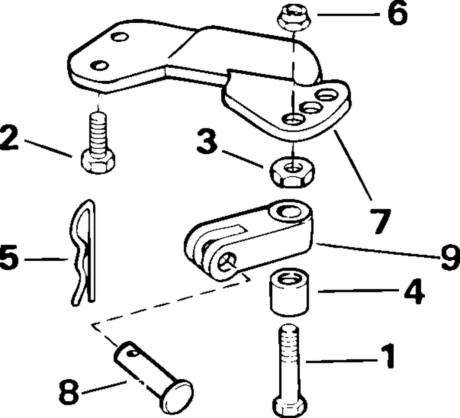 STEERING CONNECTOR KIT, Boat Mounted