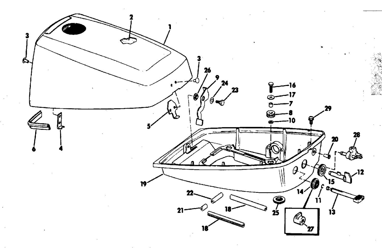 MOTOR COVER - 4.5 EVINRUDE MODELS