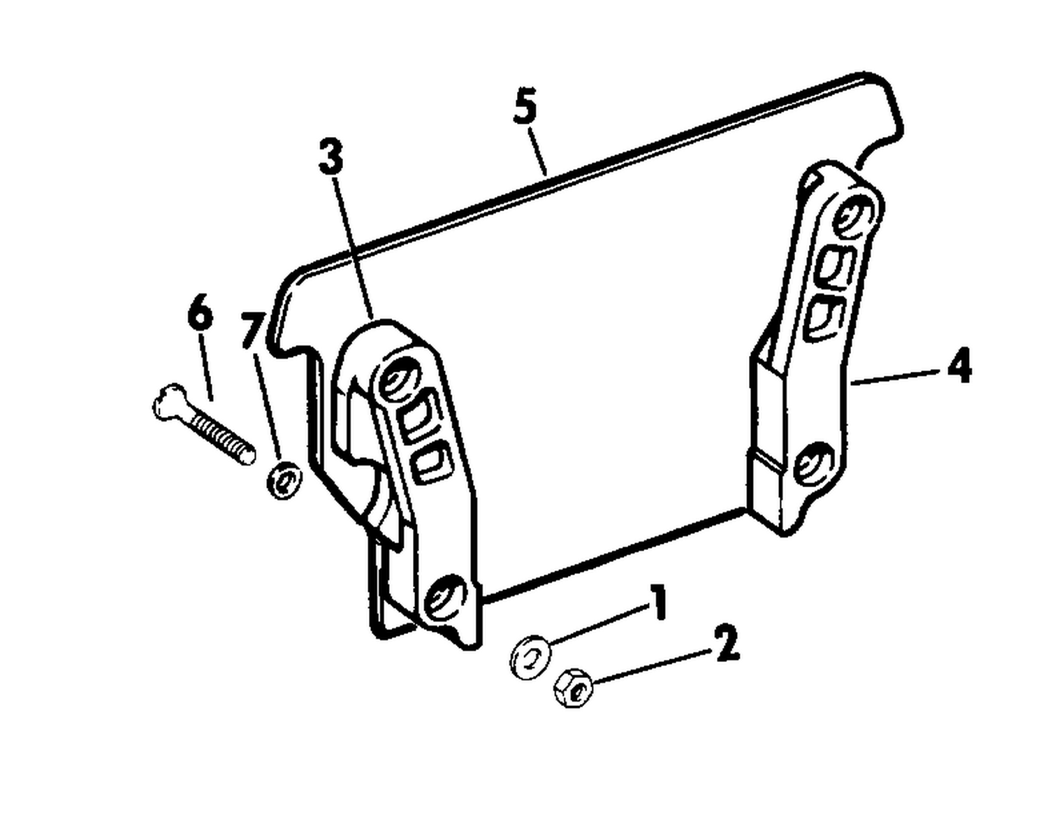 DISPLAY STAND ADAPTER KIT 70 - 75 SHORT SHAFT