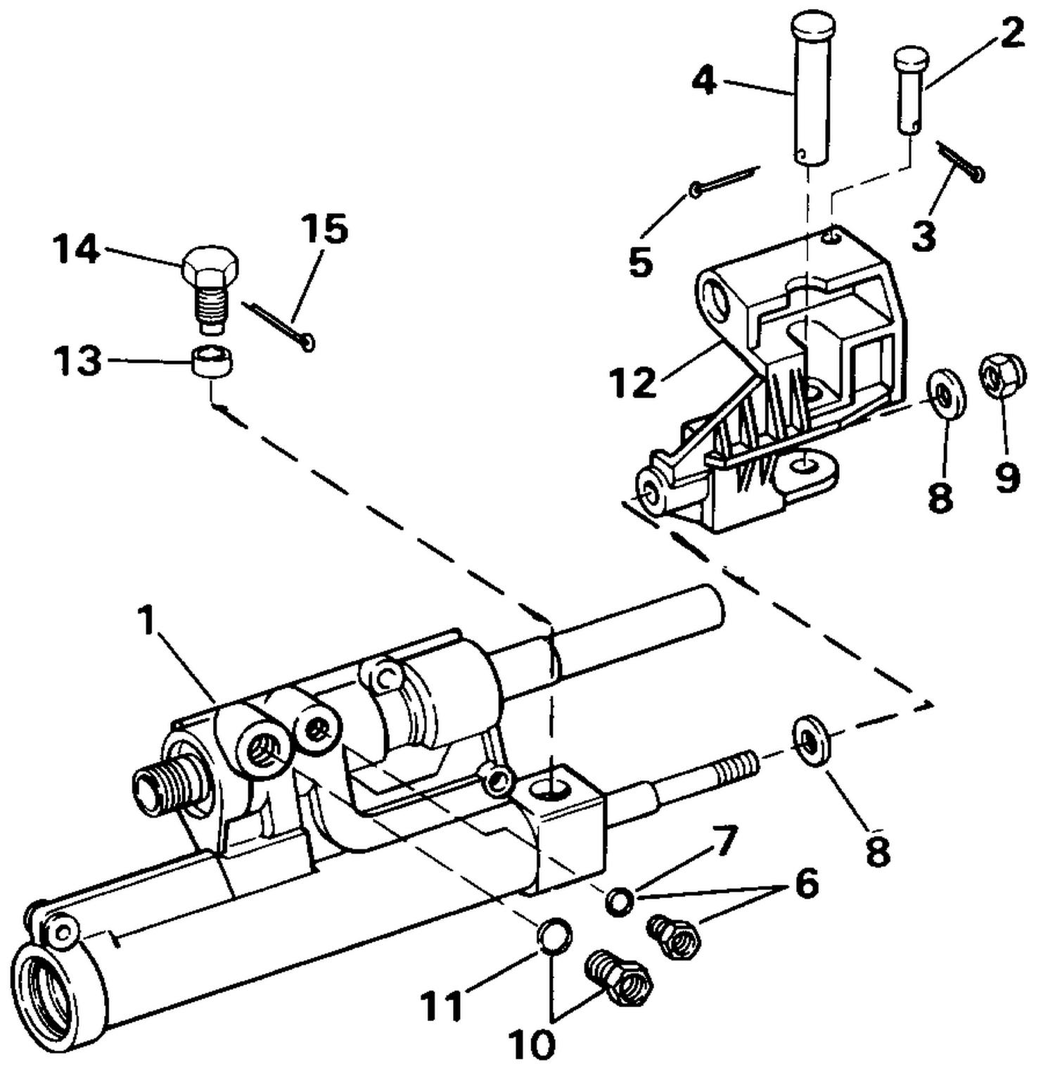 POWER STEERING CYLINDER