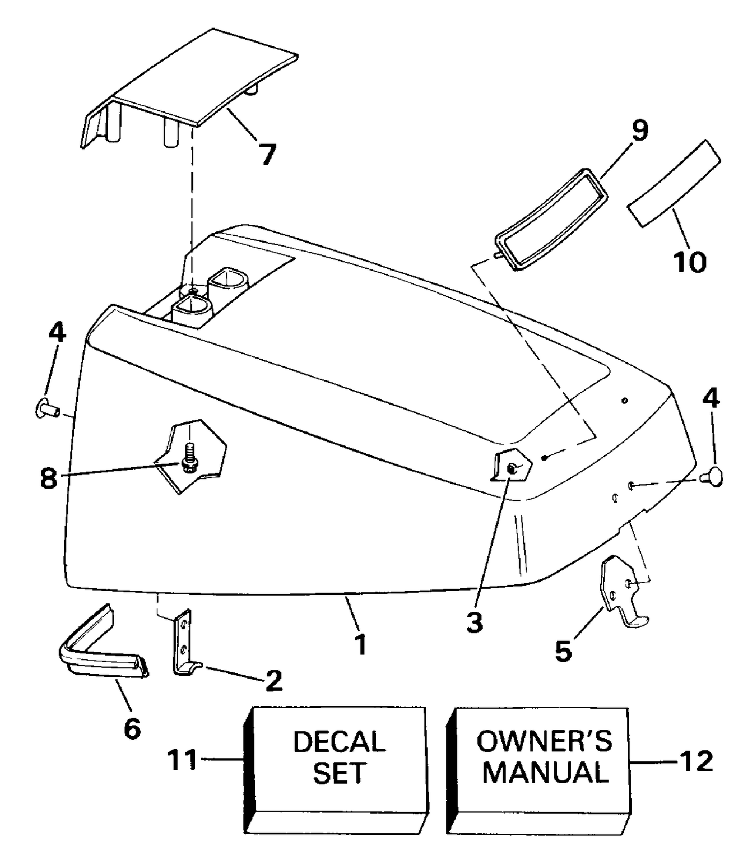 ENGINE COVER - EVINRUDE