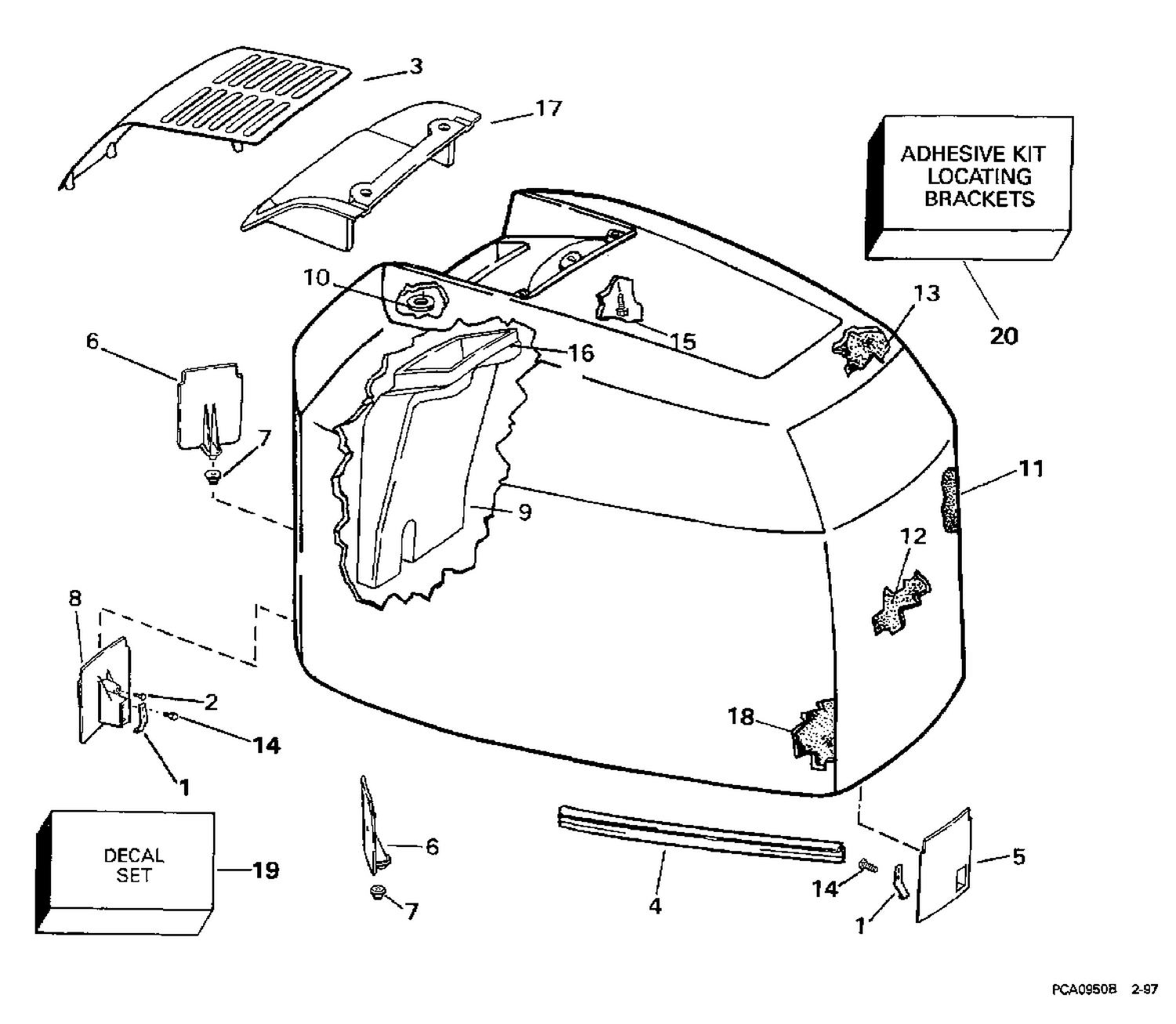 ENGINE COVER - EVINRUDE