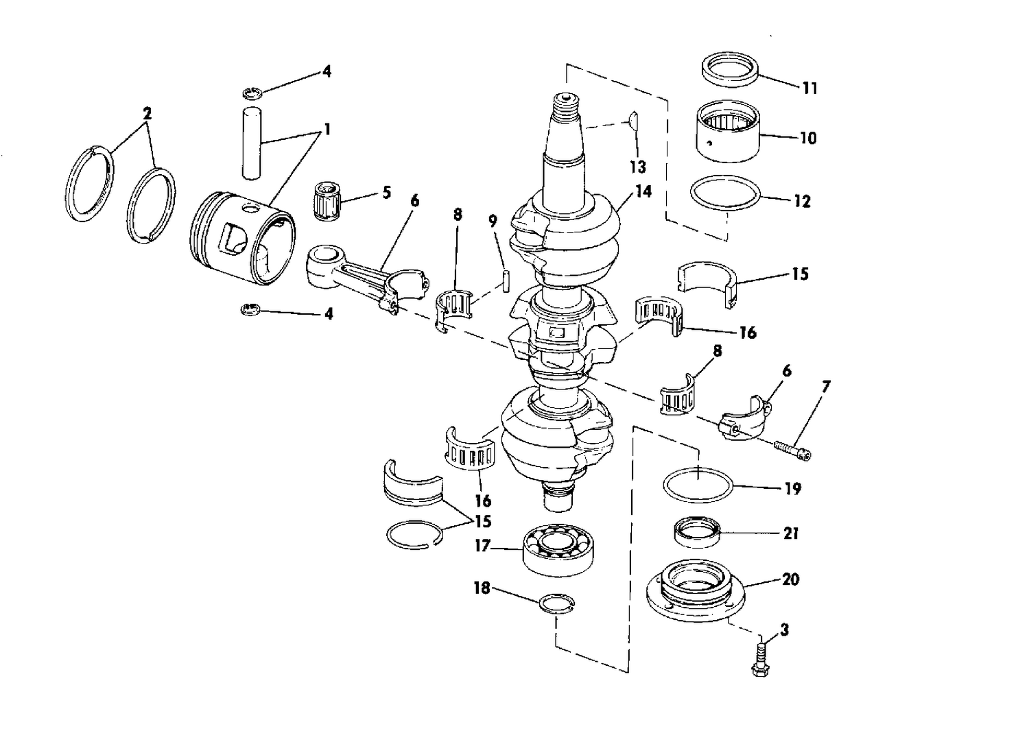 CRANKSHAFT & PISTON