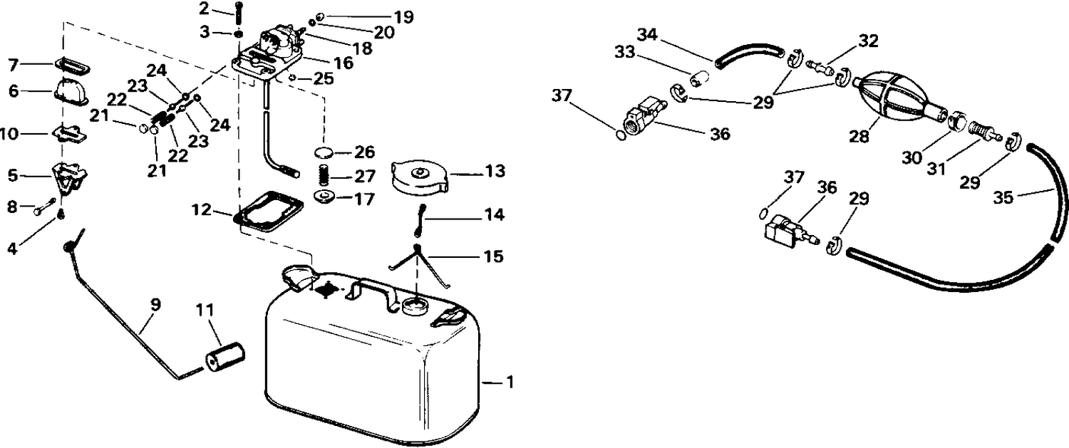 FUEL TANK WITH GAUGE