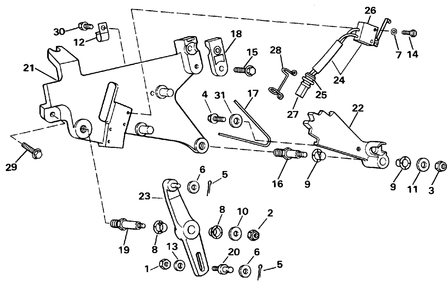SHIFT BRACKET