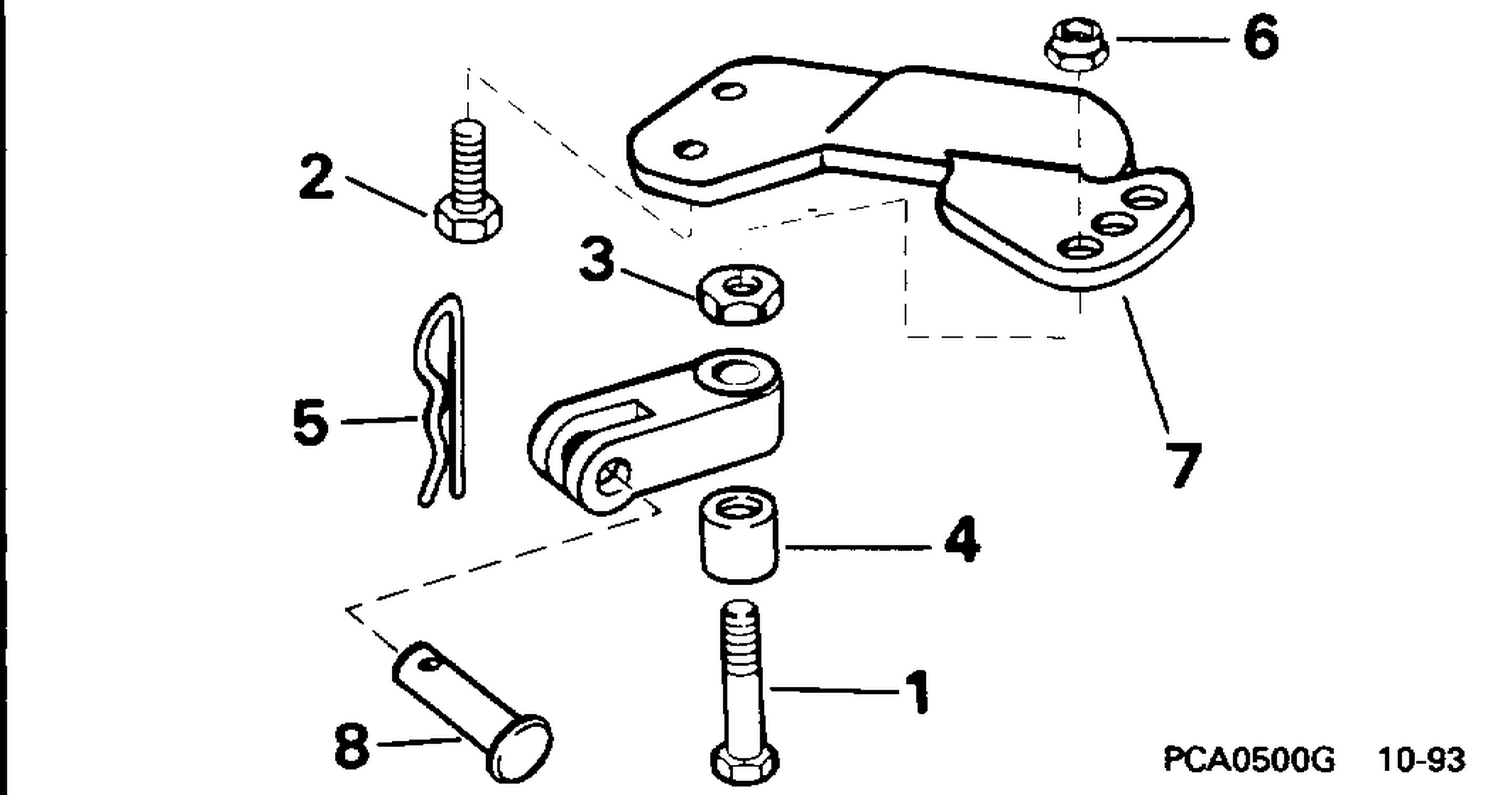 STEERING CONNECTOR KIT - 5, 6, 8 MODELS