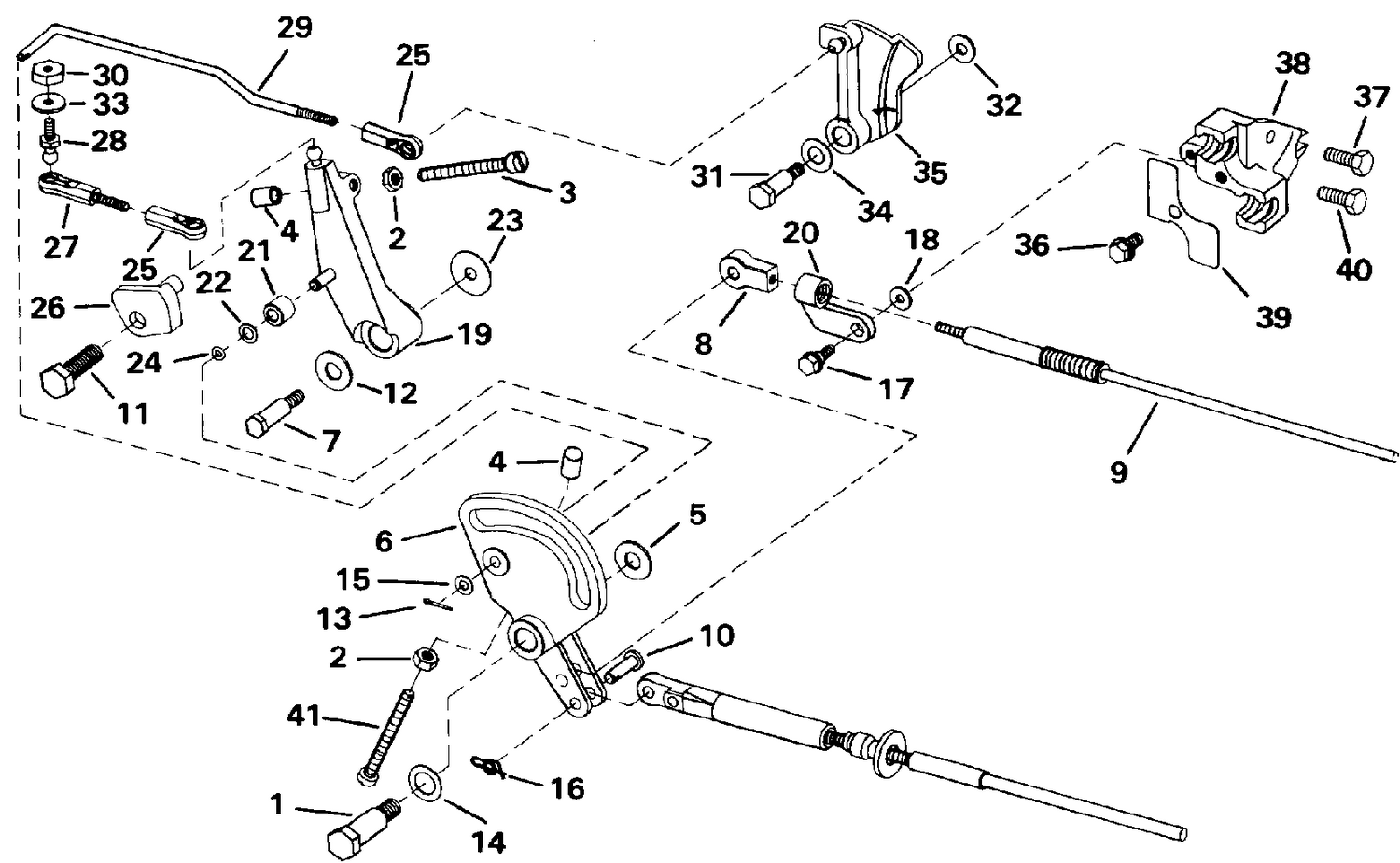 SHIFT & THROTTLE LINKAGE