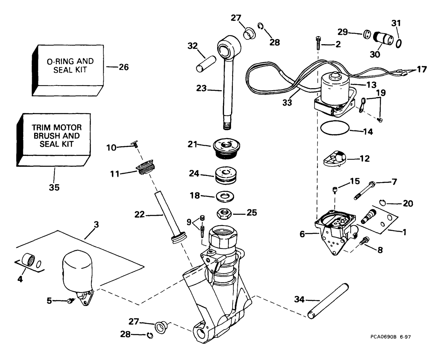 POWER TRIM/TILT HYDRAULIC ASSEMBLY