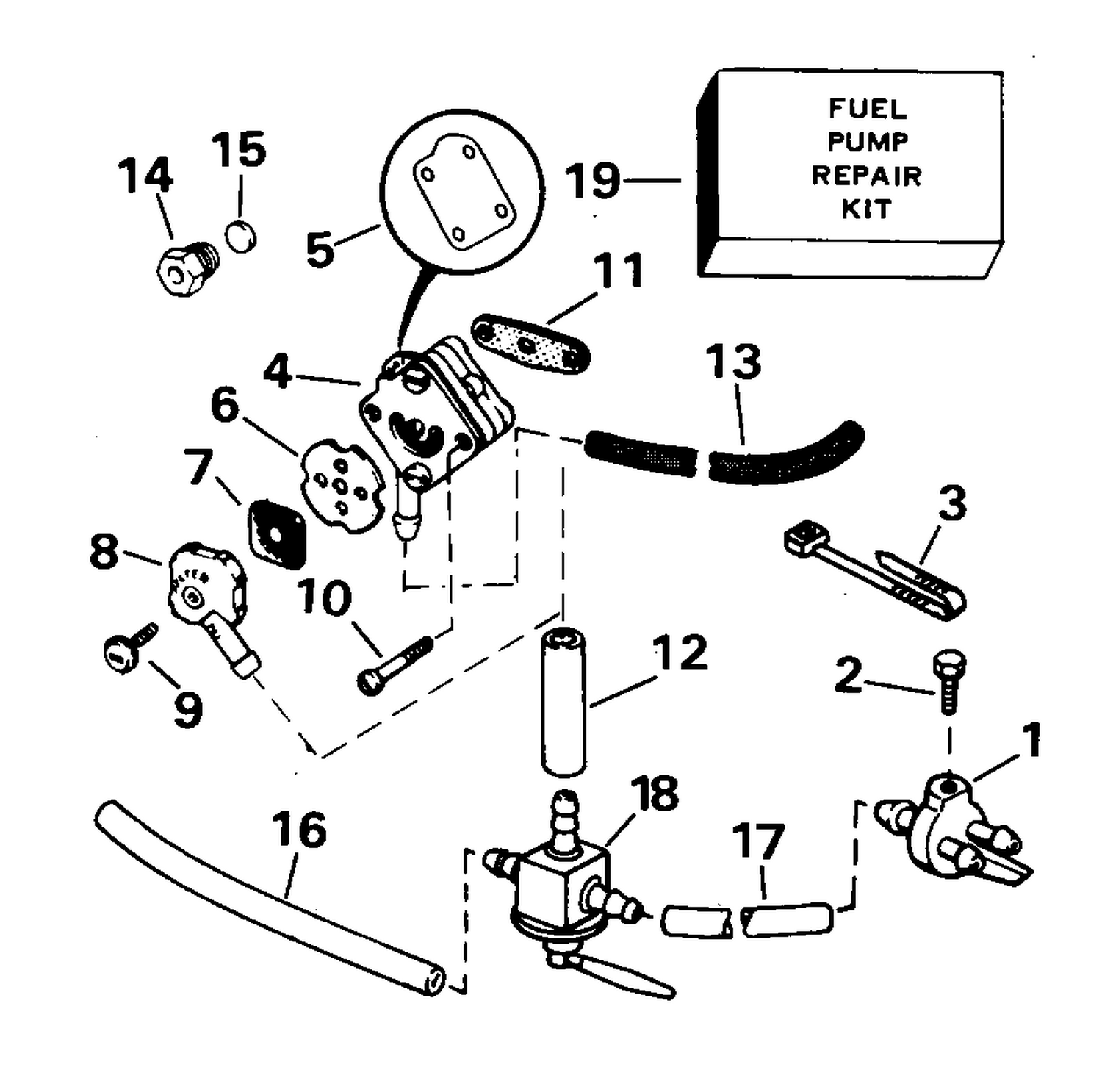 FUEL PUMP KIT - 3 & 4 MODELS ONLY