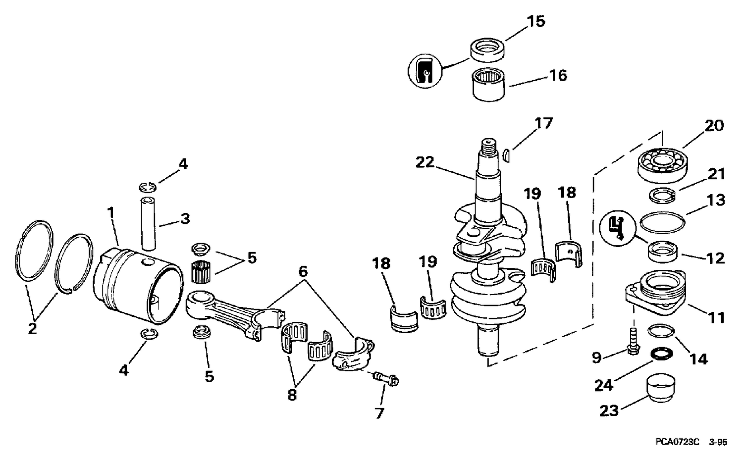 CRANKSHAFT & PISTON