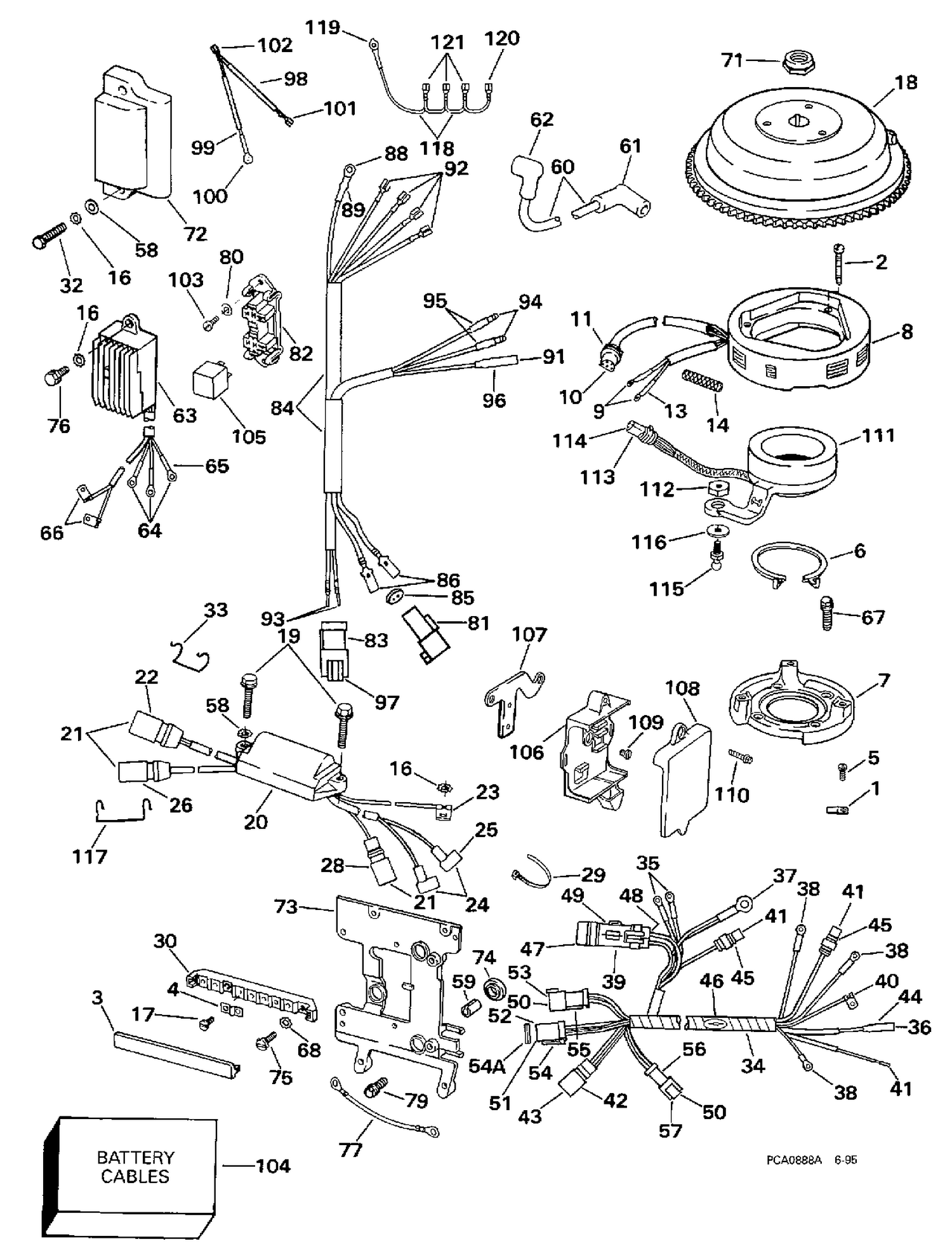 IGNITION SYSTEM -- 40-50 ELECTRIC START