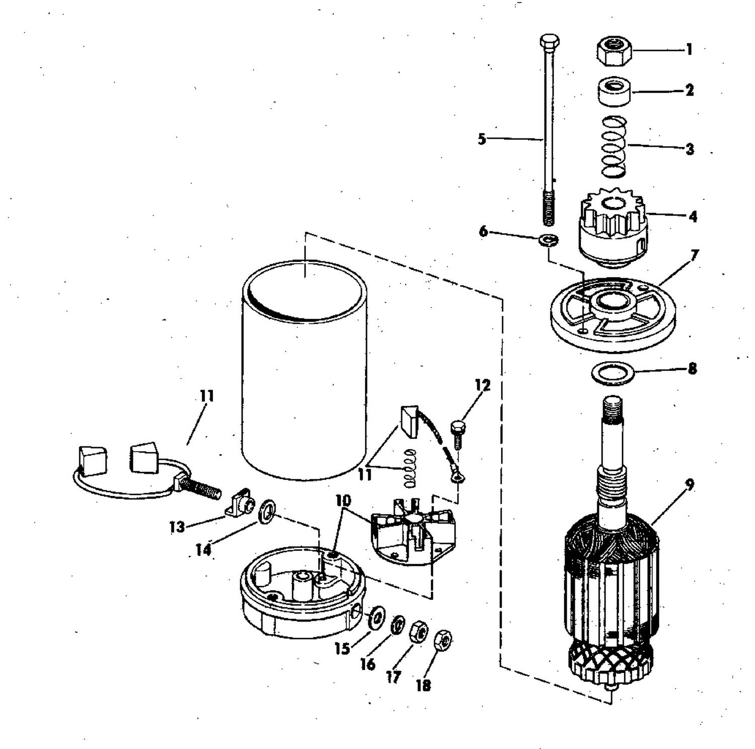 ELECTRIC STARTER AMERICAN BOSCH SMH 12C41