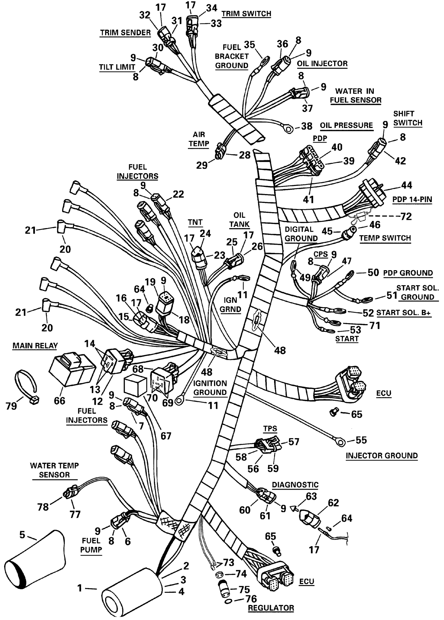 MOTOR CABLE ASSEMBLY