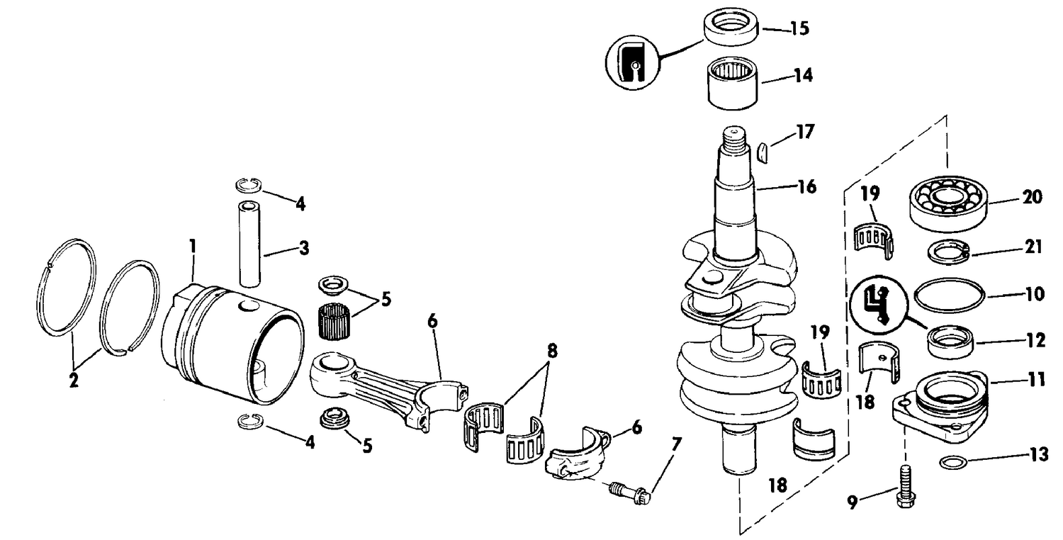 CRANKSHAFT & PISTON