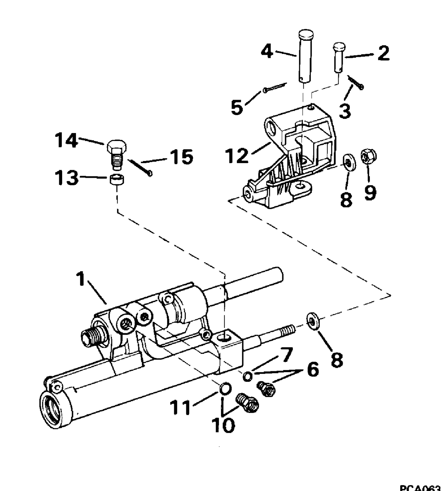 POWER STEERING CYLINDER