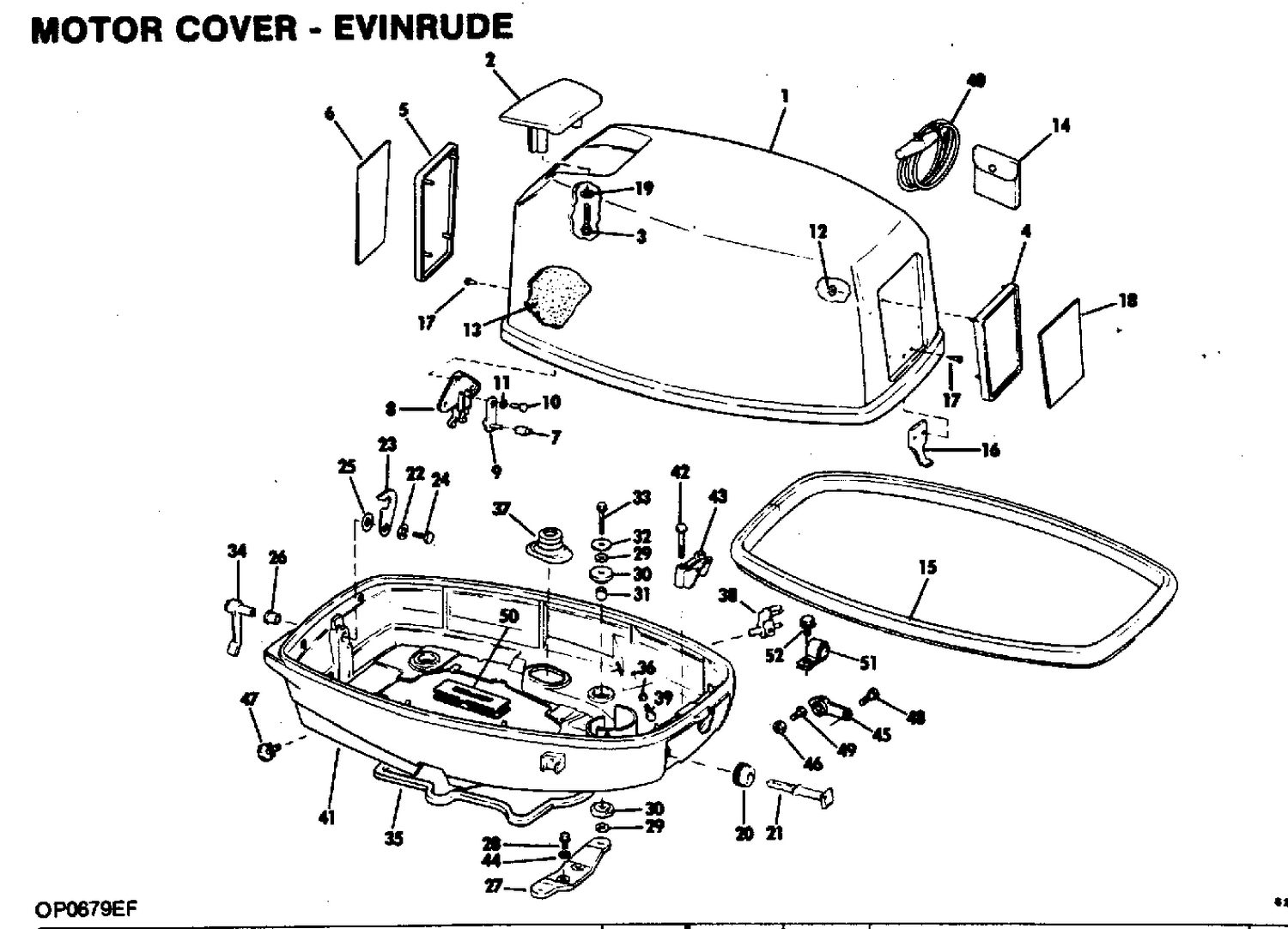 MOTOR COVER - EVINRUDE