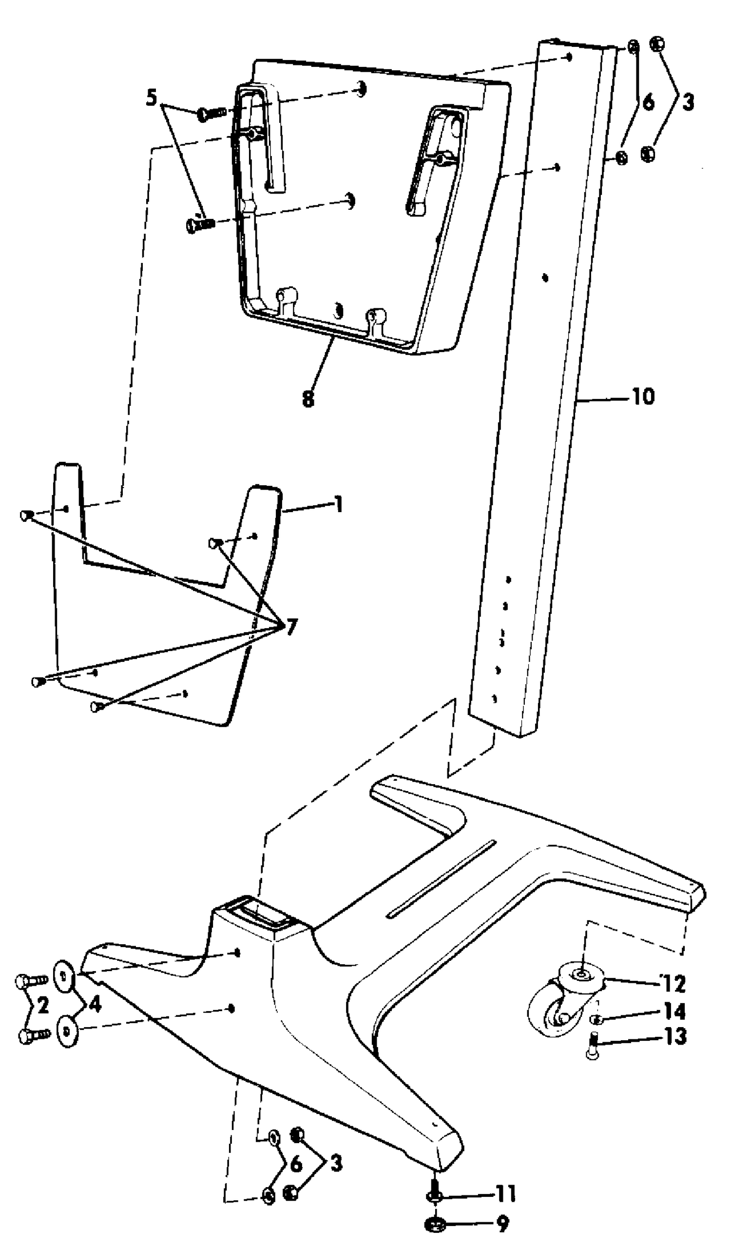 ENGINE DISPLAY STAND - 40 THRU V6