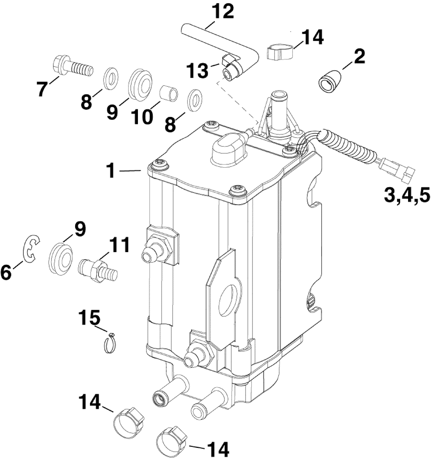 FUEL PUMP & VAPOR SEPARATOR