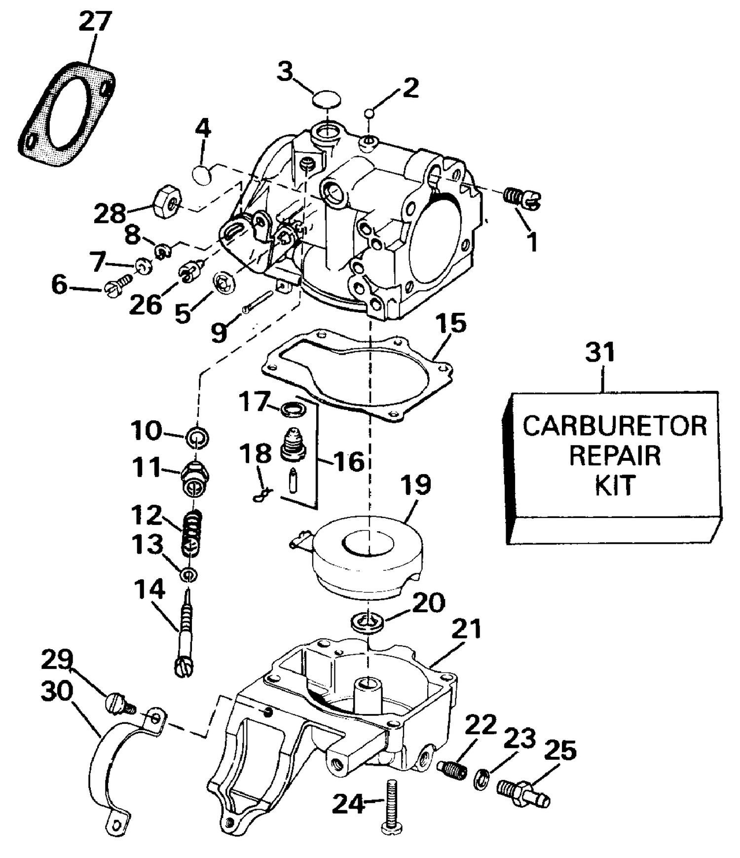 CARBURETOR-25/30 20SEE-20SELE