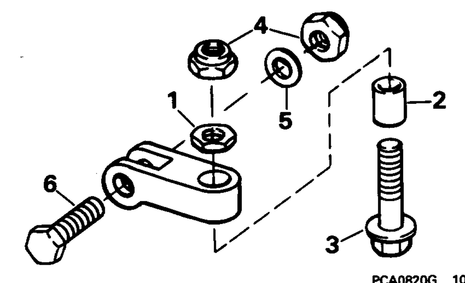 STEERING BOLT & CLEVIS ASSEMBLY KIT - 20 THRU 40