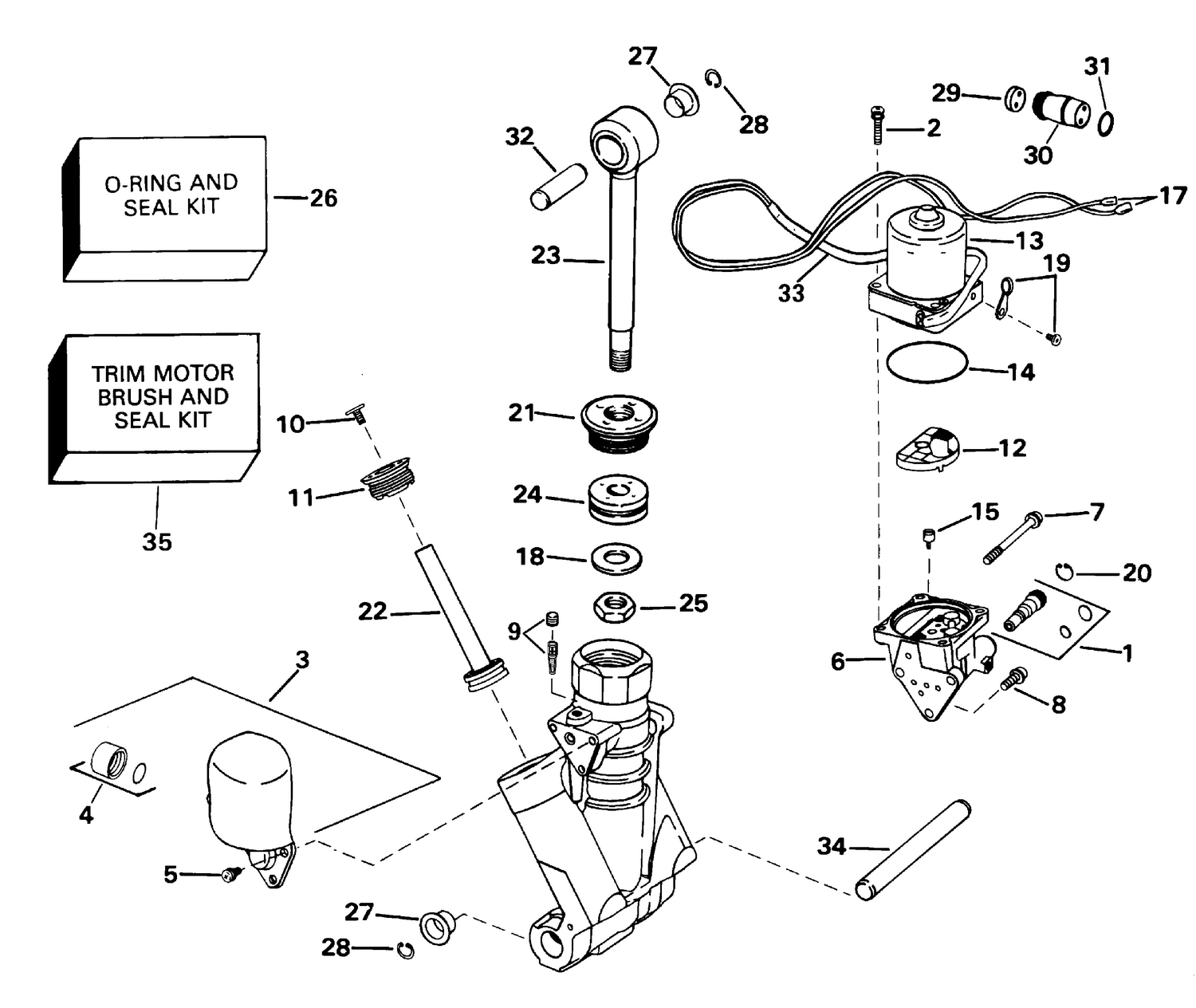POWER TRIM/TILT HYDRAULIC ASSEMBLY
