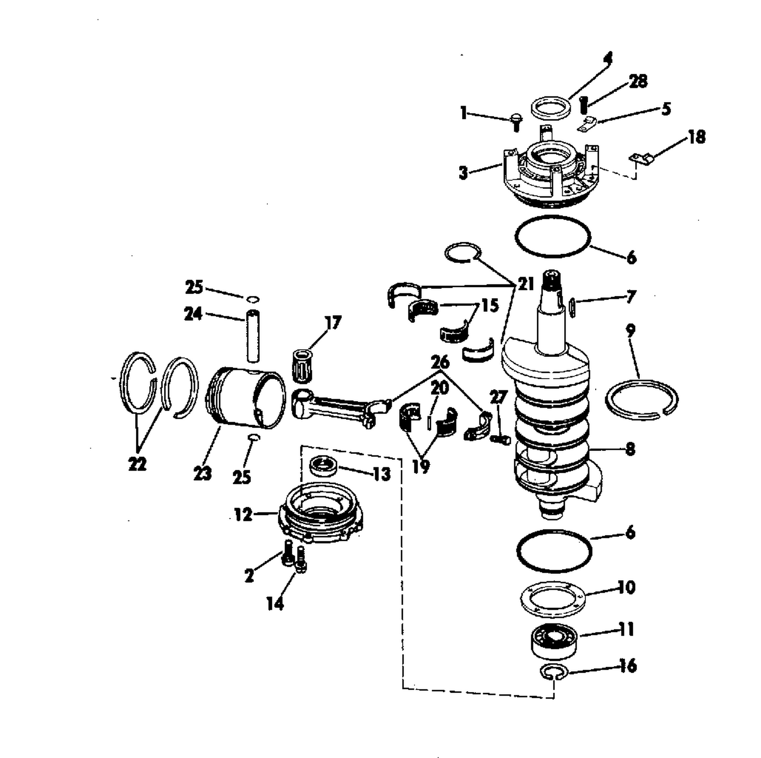 CRANKSHAFT & PISTON