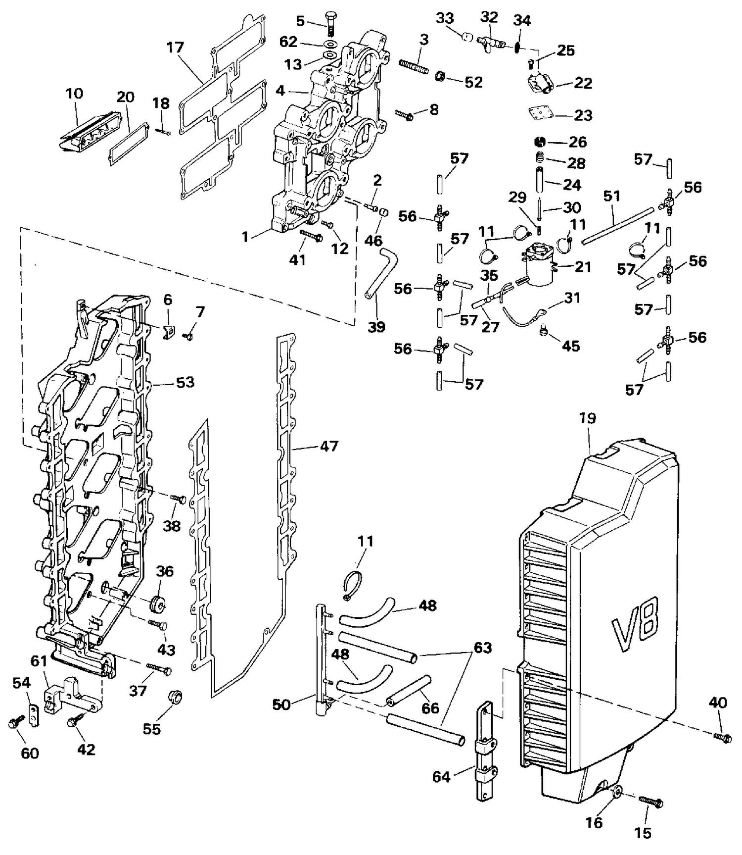 INTAKE MANIFOLD - "F" SUFFIX MODELS