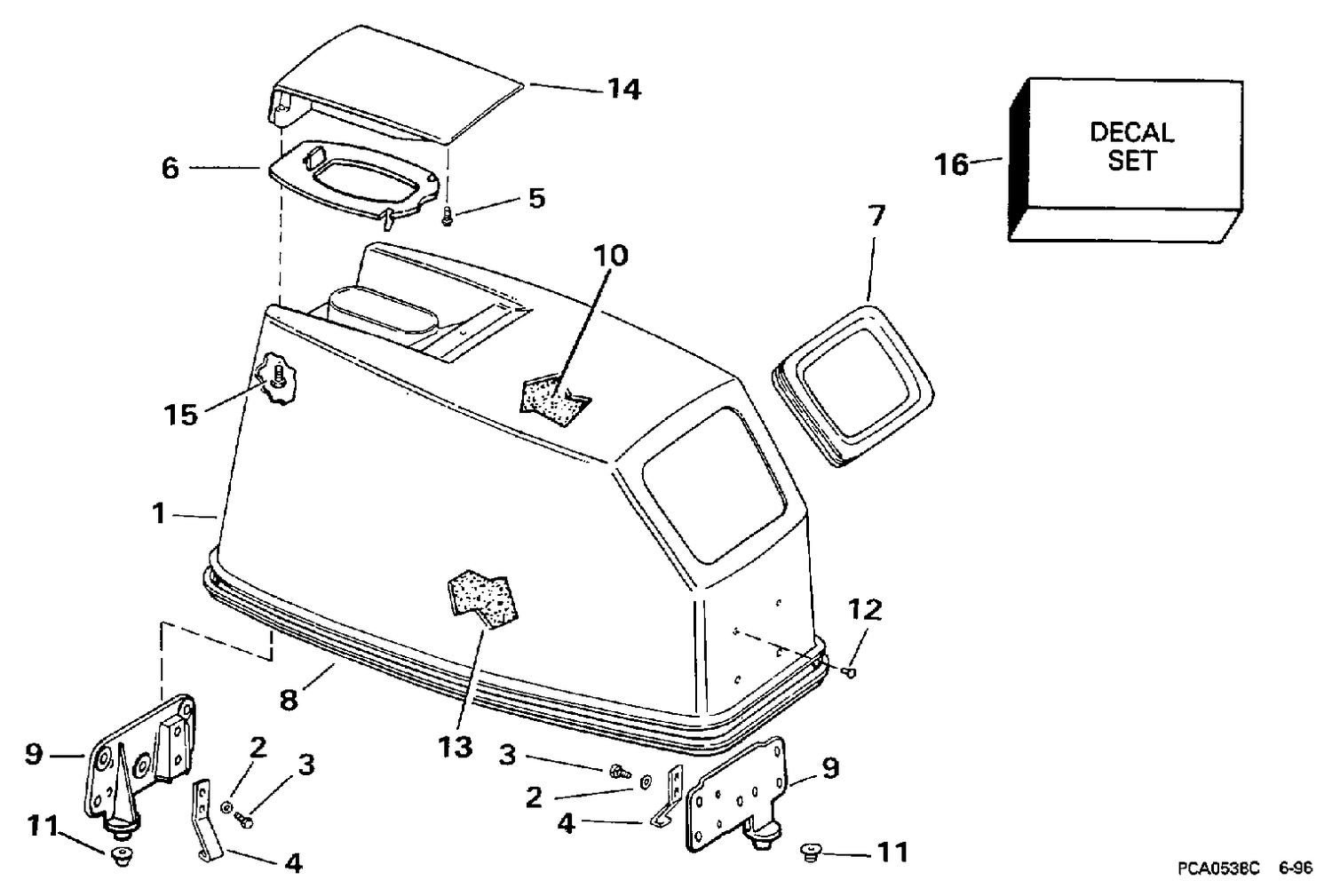 ENGINE COVER - EVINRUDE