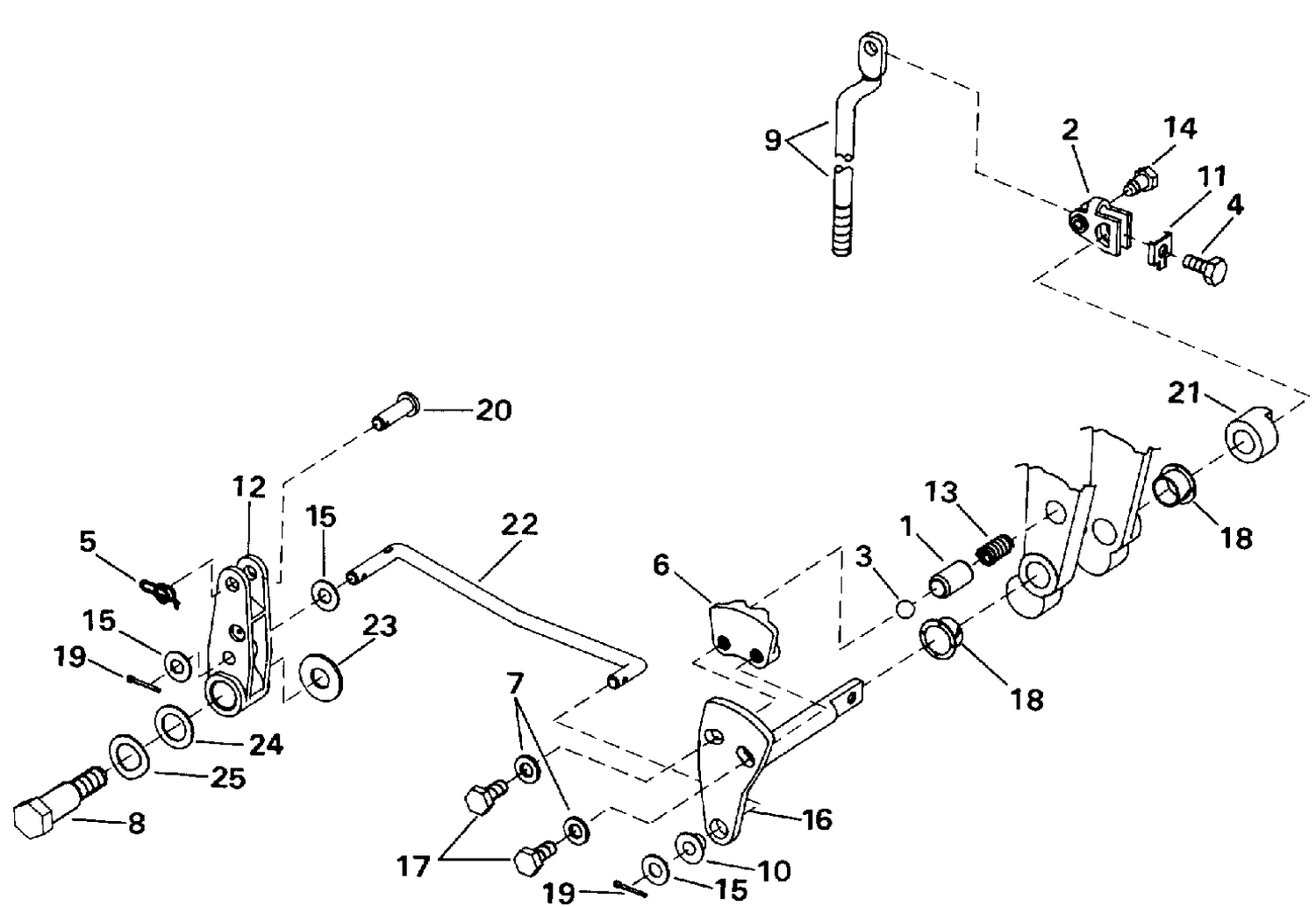 SHIFT & THROTTLE LINKAGE (CONTINUED)