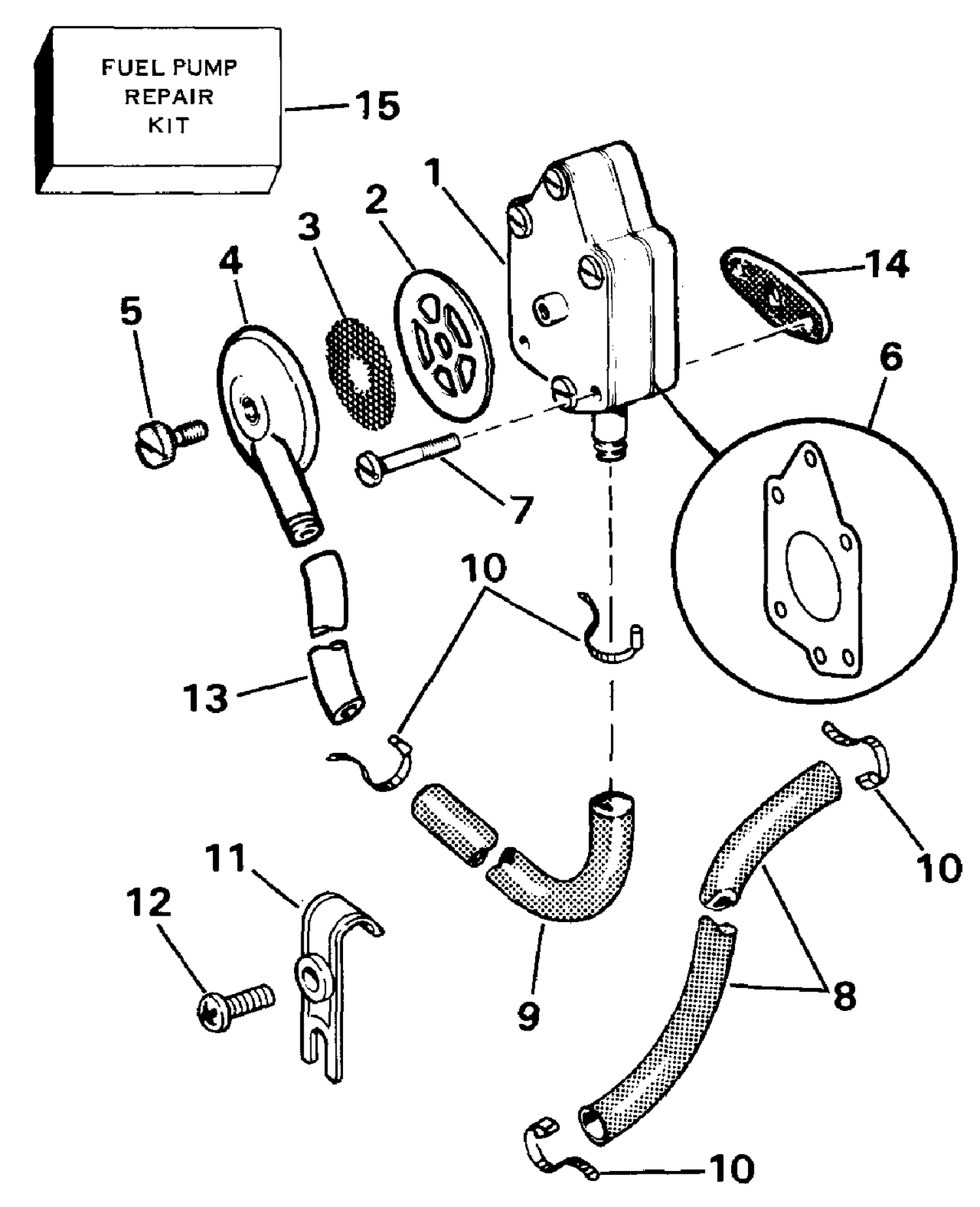 FUEL PUMP AND FILTER
