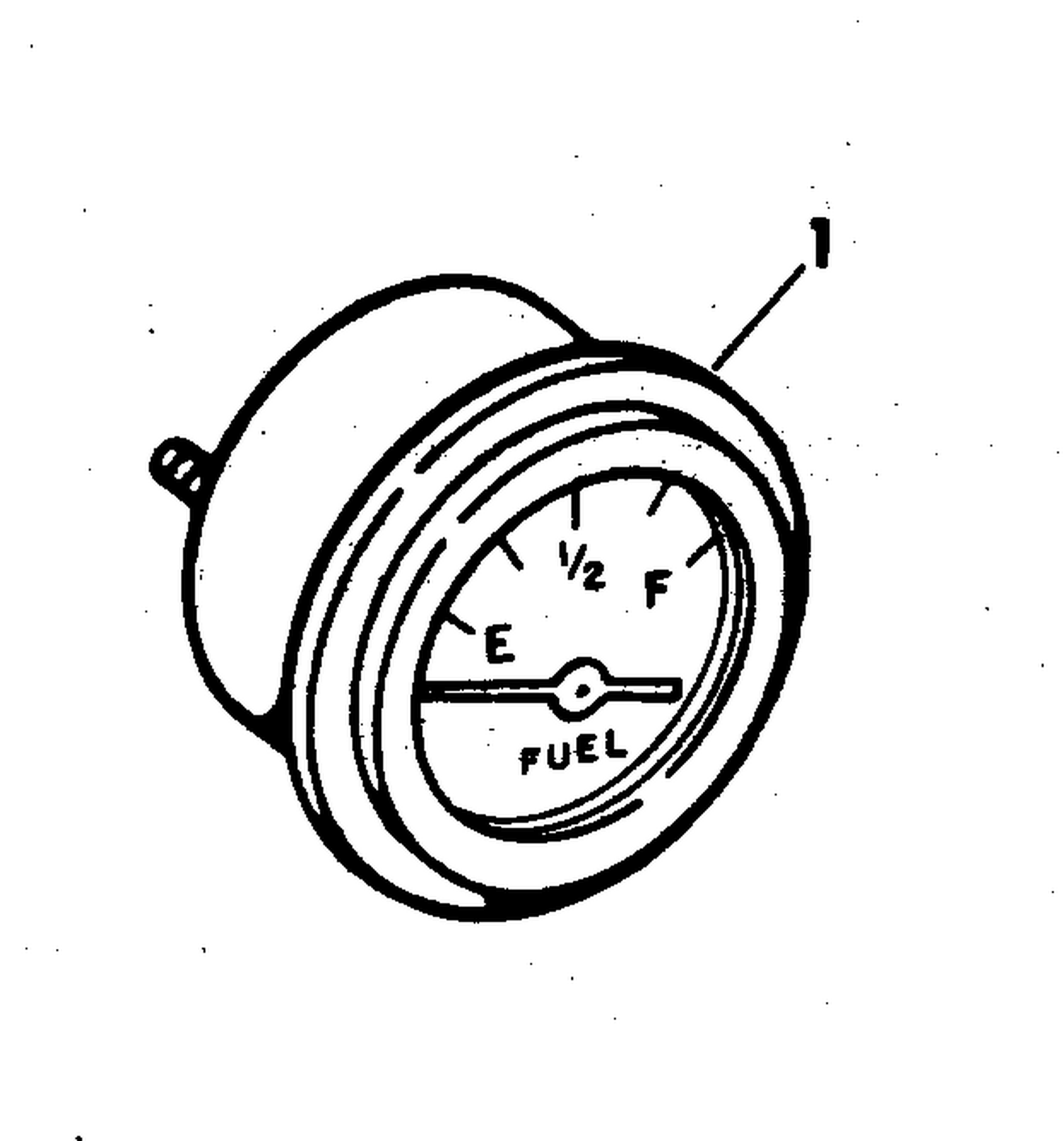 FUEL GAUGE KIT,FLUSH MOUNT