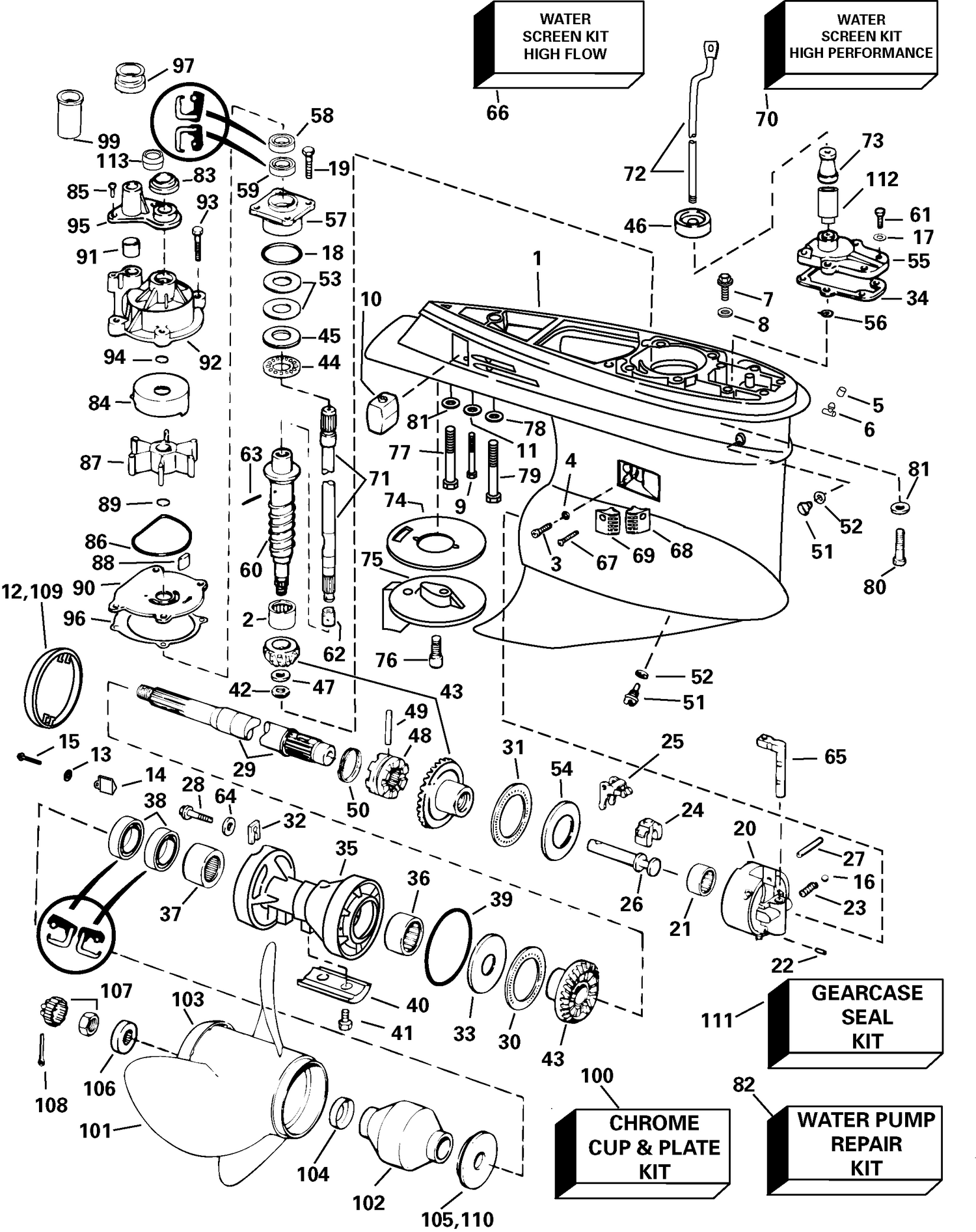 GEARCASE - FPL - FSL - FPX - FPZ  MODELS