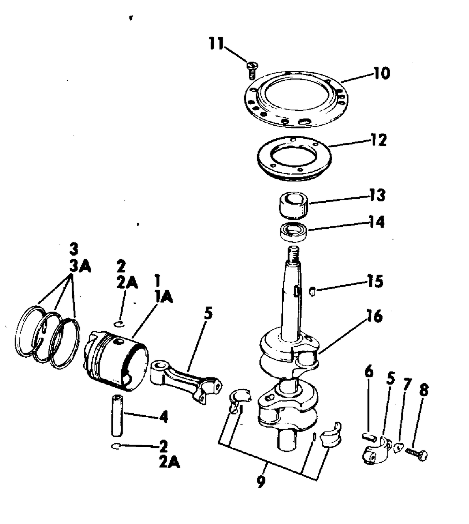CRANKSHAFT & PISTON