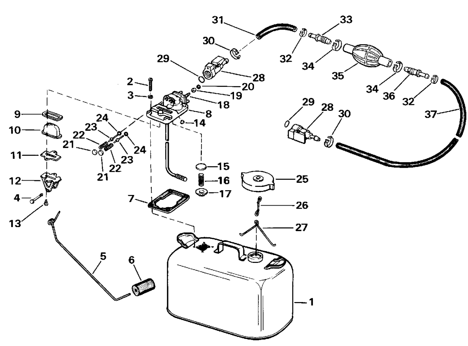 FUEL TANK WITH GAUGE