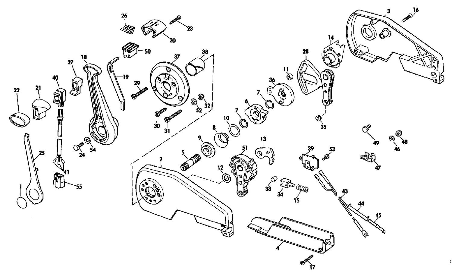 REMOTE CONTROL ASSEMBLY - CONCEALED SIDE MOUNT