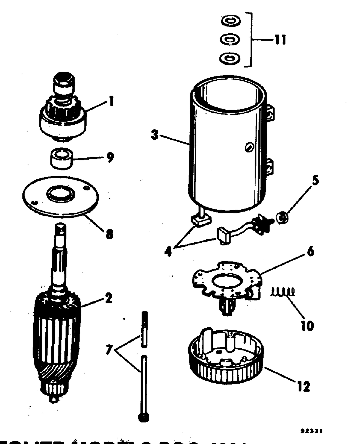 ELECTRIC STARTER - PRESTOLITE MODELS MGL-4109