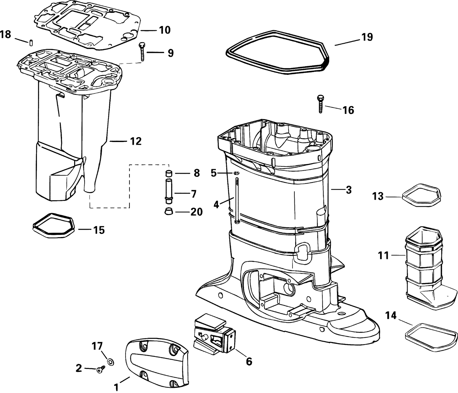 EXHAUST HOUSING