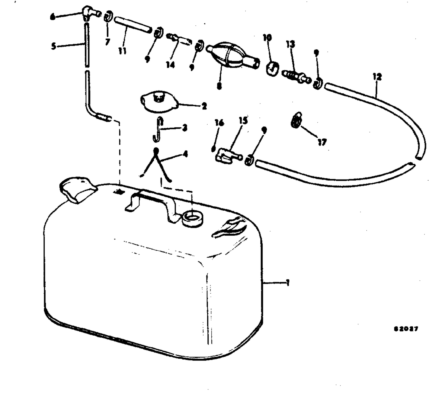FUEL TANK WITHOUT GAUGE
