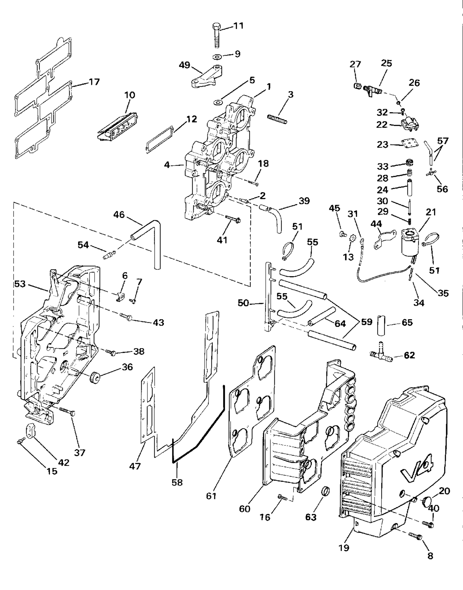INTAKE MANIFOLD - "K" SUFFIX MODELS
