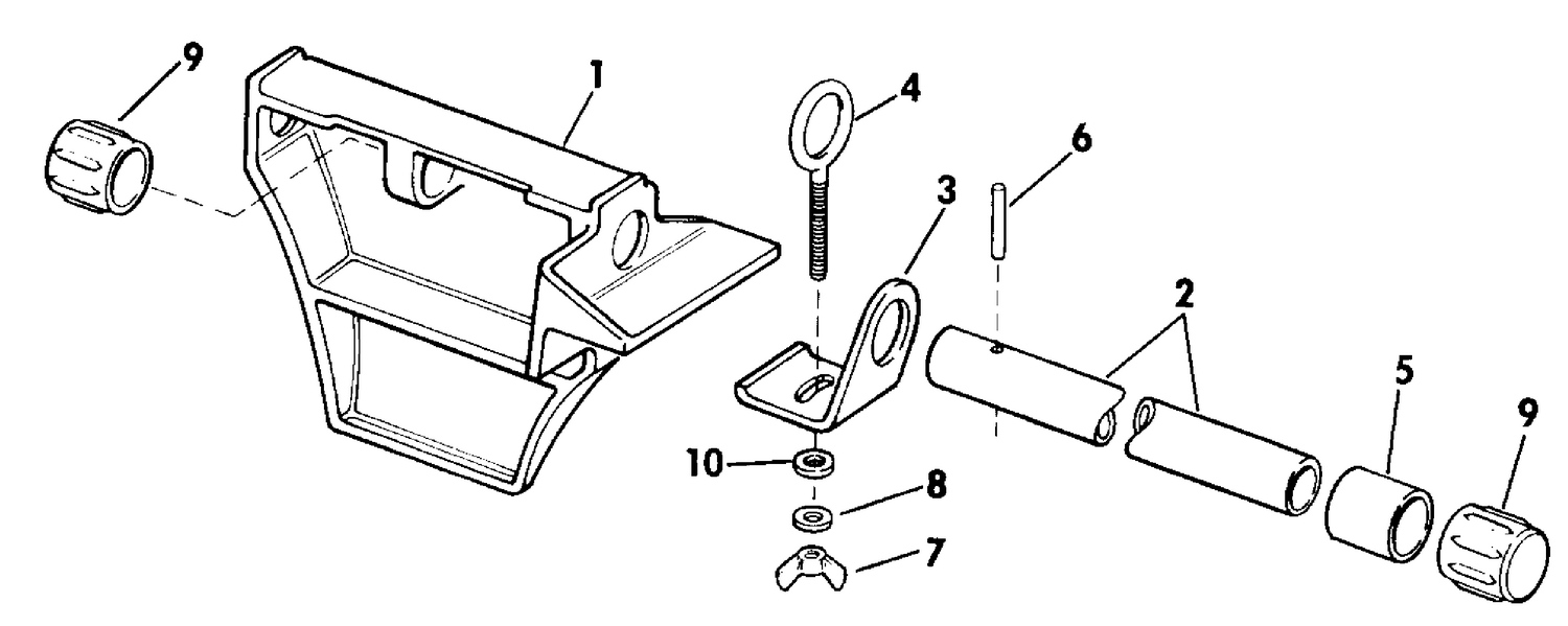 CANOE MOTOR BRACKET KIT