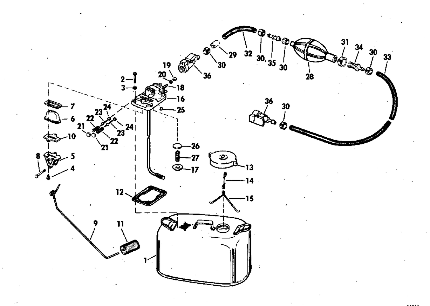 FUEL TANK - 6 GALLON