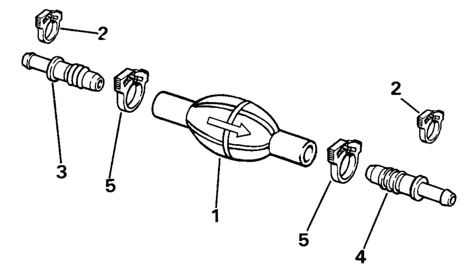 PRIMER BULB KIT - 3/8 IN. I.D. HOSE